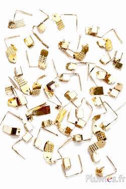 Oorclips - 11 x 7 x 5 mm - goud